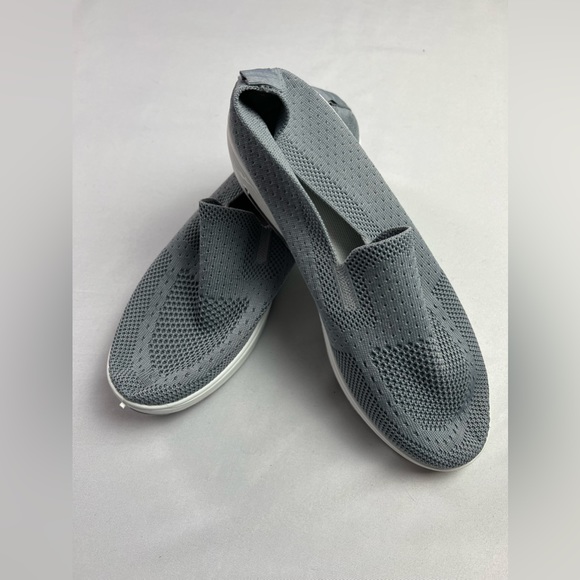 No Brand Shoes - Mesh Comfort Slip-On Walking Vacation Travel Beach Gray Sneakers